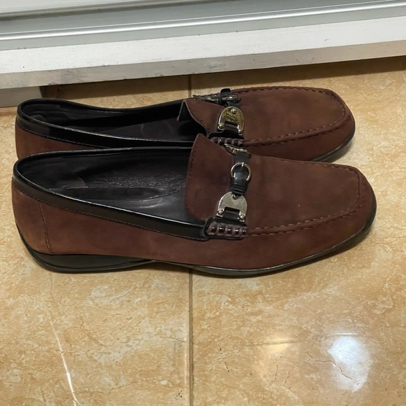 Geox Respira Kosmopolis Suede Brown Leather EUR 40 US 10M - Picture 2 of 8